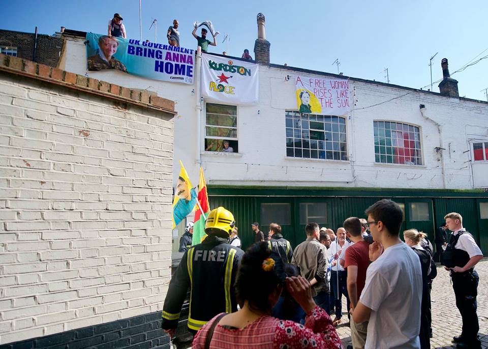 YXK öncülüğünde İngiltere’de işgal eylemi