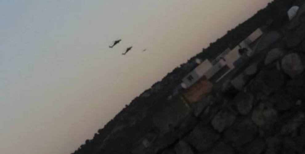 Geçen yıl işgalci Türk askerlerinin yaktığı Talatê köyünde askeri abluka