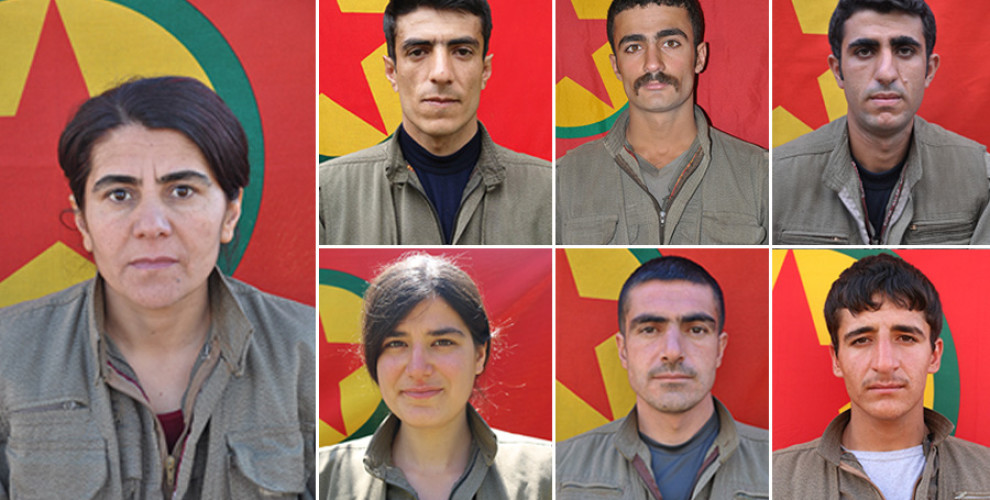 Hakkari’de şehit düşen 7 kahraman gerillanın kimlikleri açıklandı