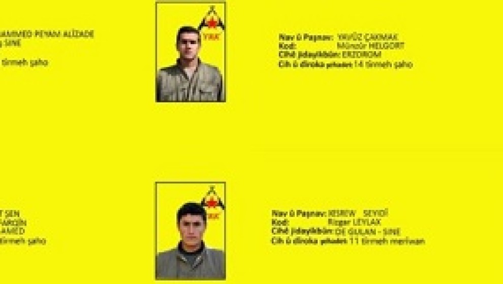 YRK, şehit düşen 4 gerillanın kimlik bilgilerini açıkladı