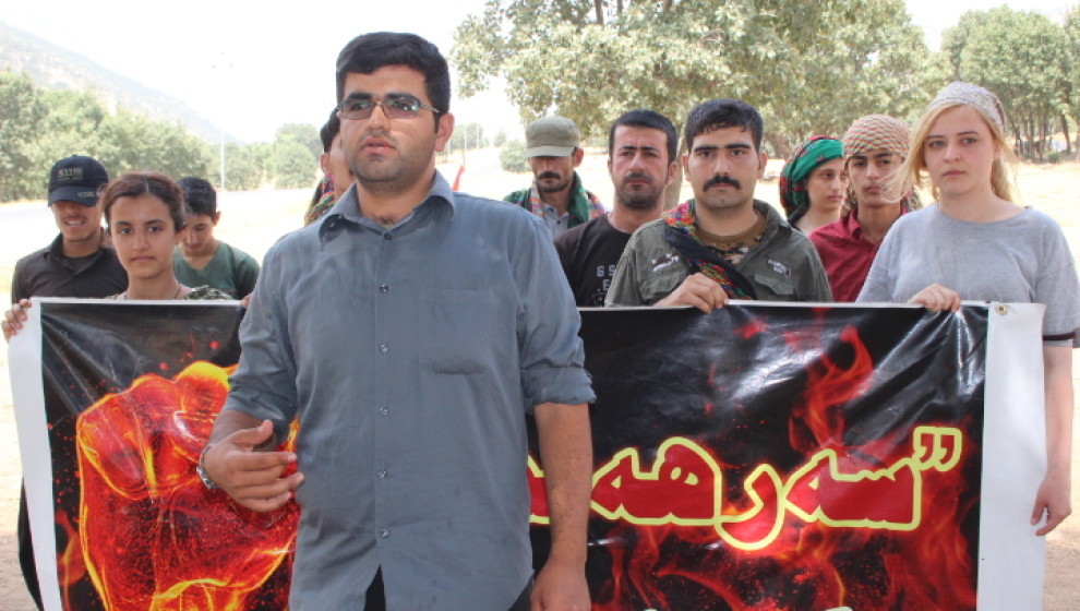 Canlı Kalkan Eylemcileri Rojava gençliğinin Sêmalka eylemini selamladı