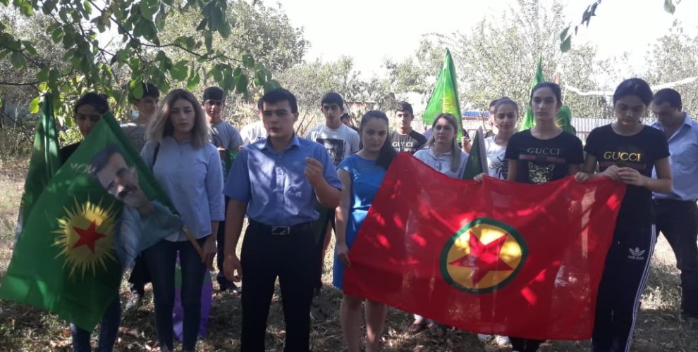 Rusya’daki Kürt gençleri İmralı tecridini protesto etti