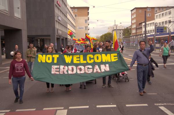 Almanya’da Erdoğan’ı karşılama eylemleri başladı!