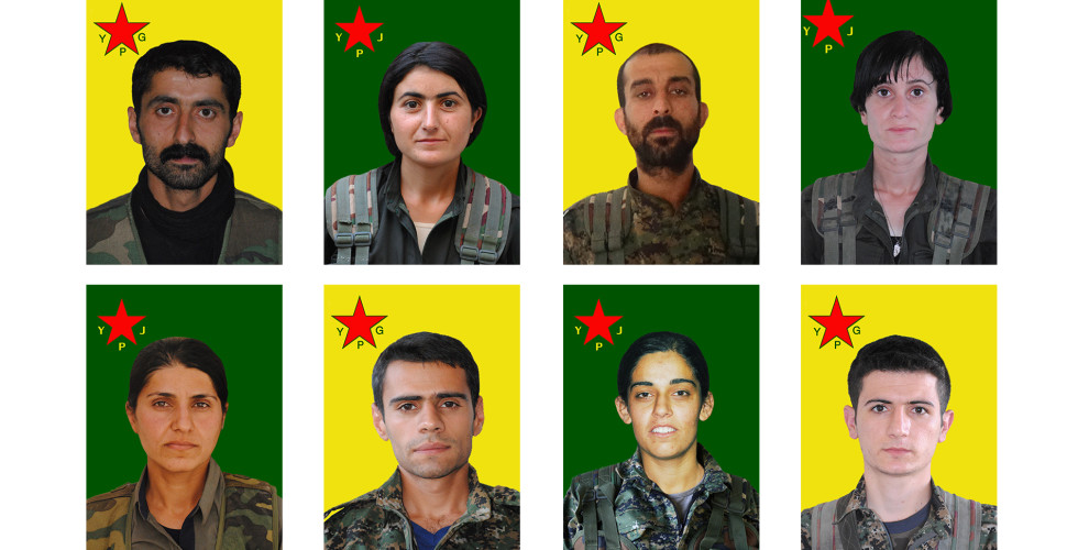 YPG, Kobanê direnişinde şehit düşen 8 savaşçıyı andı