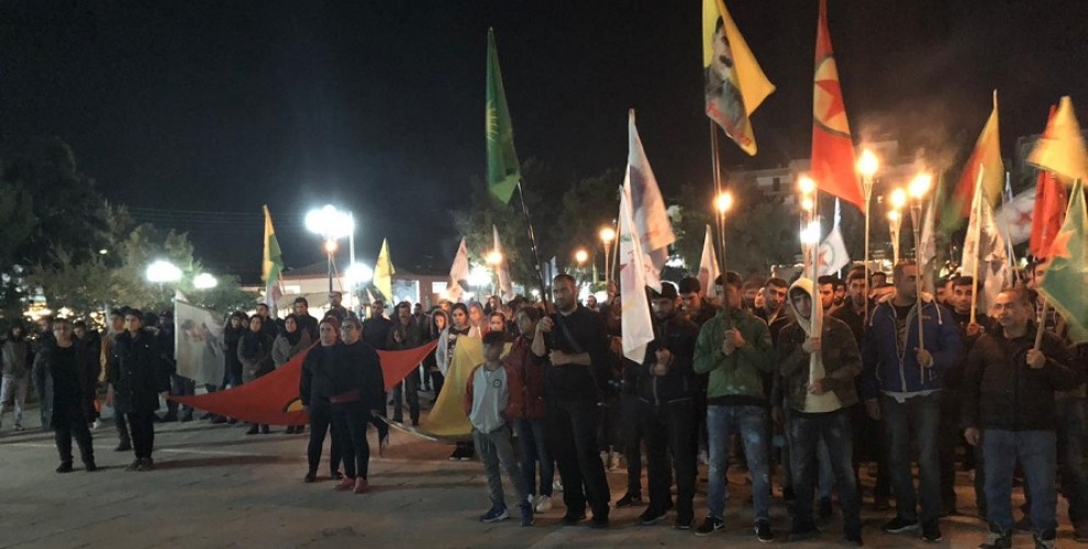 Yunanistan’da PKK’nin kuruluş yıldönümü kutlandı