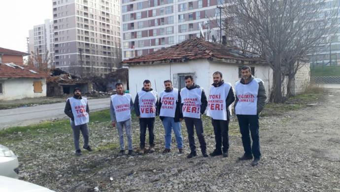 8 inşaat işçisi yine gözaltına alındı