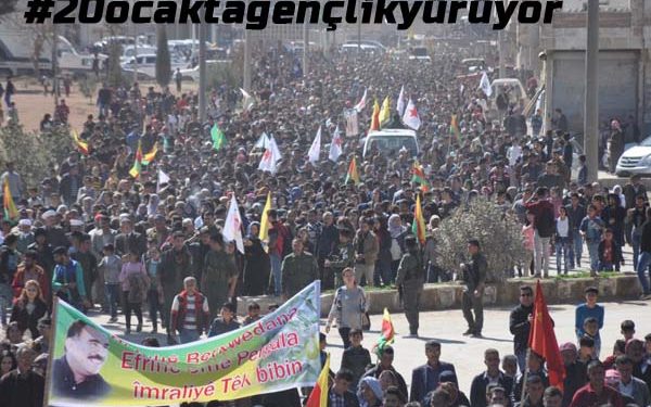 Sosyal medyada #20ocaktagençlikyürüyor eylemi