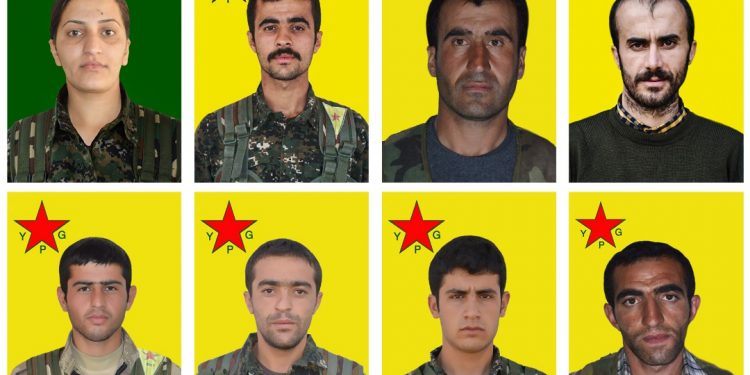 YPG, Kobanê ve Serêkaniyê de şehit düşen 8 savaşçının kimliklerini açıkladı