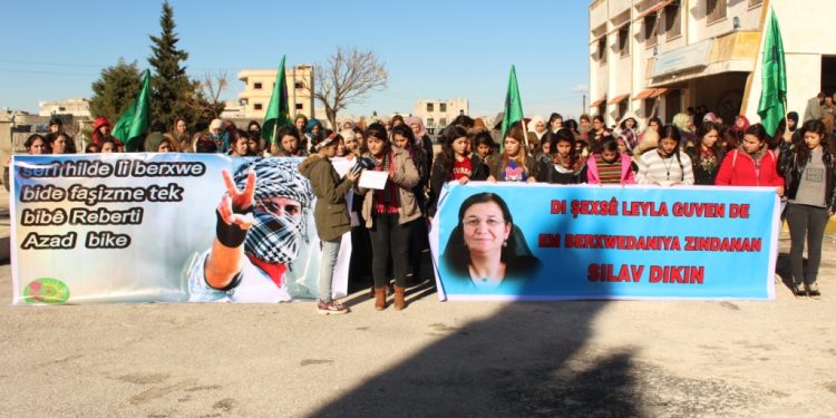 Genç Kadın Birliği’nden Leyla Güven’e destek