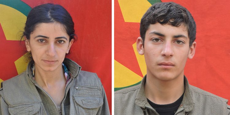 HPG şehadete ulaşan iki gerillanın kimlik bilgilerini açıkladı