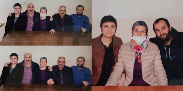 Leyla Güven’in açık görüşteki fotoğrafları paylaşıldı