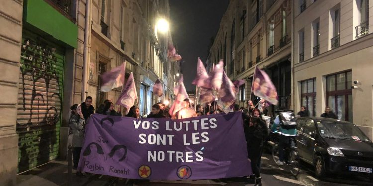 Kürt gençliği ve genç kadınlar Fransa’da başkaldırıyor!