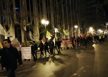 Kürt gençleri Marsilya ve Atina’da eylemde