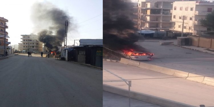 Efrin’de çetelerin bulunduğu yerde patlama – YENİLENDİ