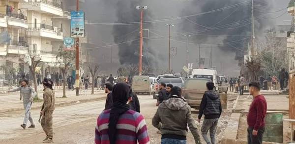 SON DAKİKA – Efrin kent merkezinde patlama