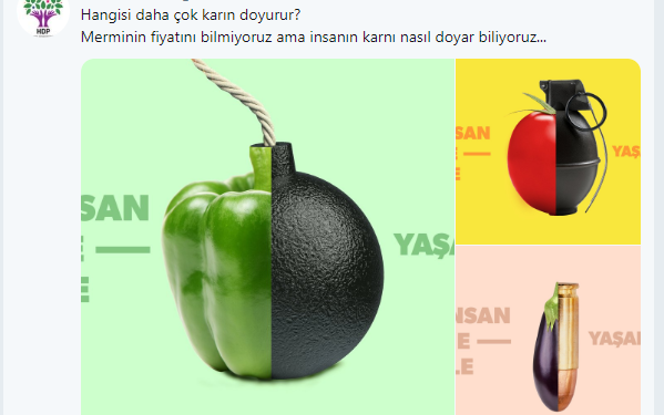 HDP’den Erdoğan’ın sözlerine fotoğraflı gönderme