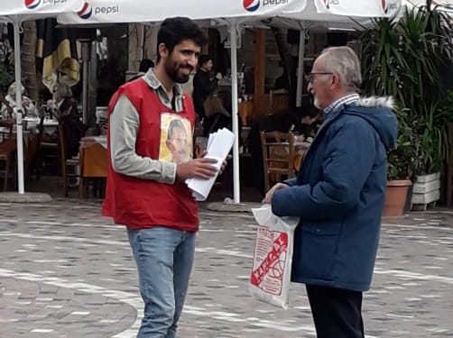 Ciwanên Şoreşger Atina’da tecride karşı eylemde