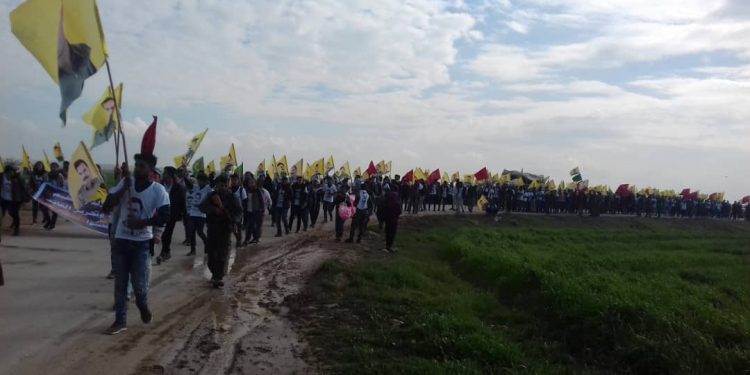 CANLI BLOG – Rojava ve Kuzey Suriye gençliğinden tecride karşı uzun yürüyüş