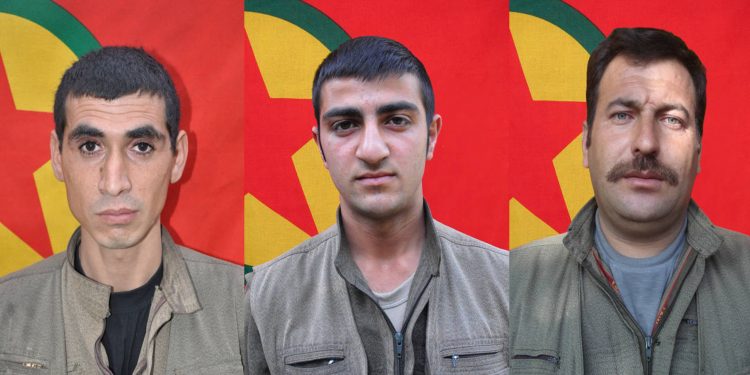 HPG, şehit düşen 3 gerillanın kimliklerini açıkladı