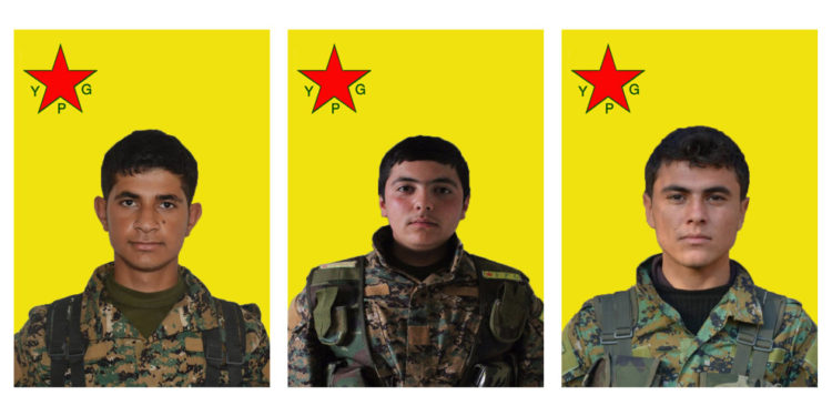 YPG şehit düşen 3 savaşçının kimliğini açıkladı
