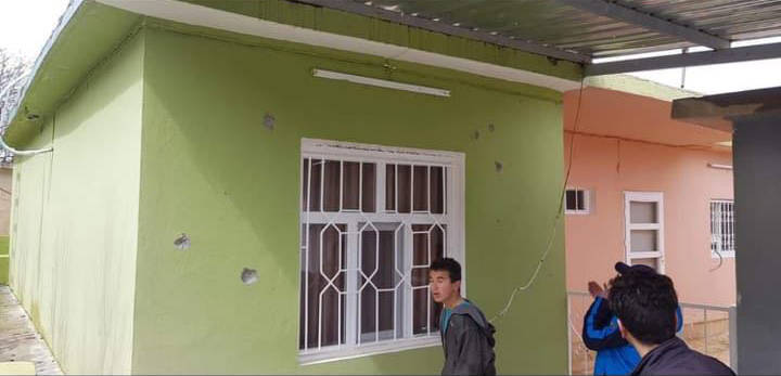 İşgalci Türk ordusu toplarla sivillerli hedef aldı