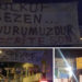 İstanbul gençliğinden pankart asma eylemi
