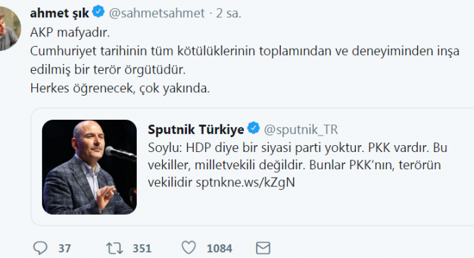 ”Asıl terör örgütü AKP’dir”