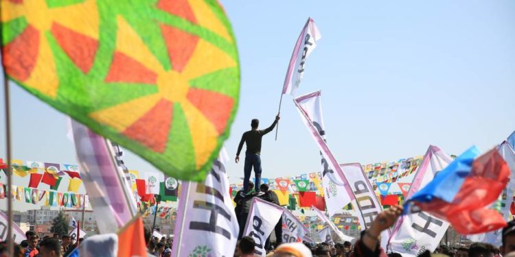 Êlih’te on binler Newroz alanında