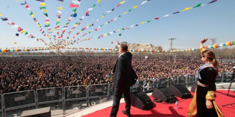 Temelli Wan Newroz’unda konuştu: Tecride karşı isyan ediyoruz, kabul etmiyoruz