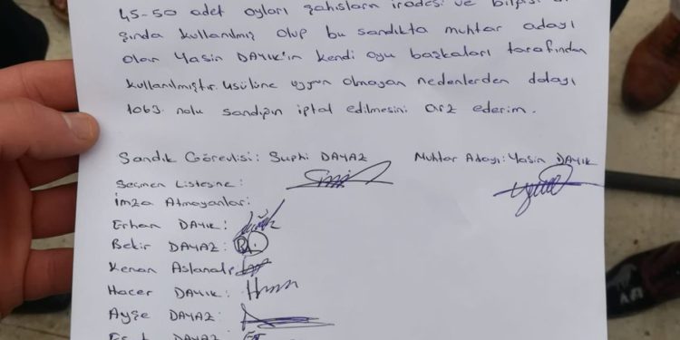 Riha’da oy hileleri: 45 seçmenin oyu haberi olmadan kullanıldı – YENİLENDİ