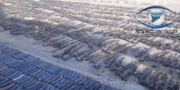 Baxoz’da çetelerin cephanesi ele geçirildi