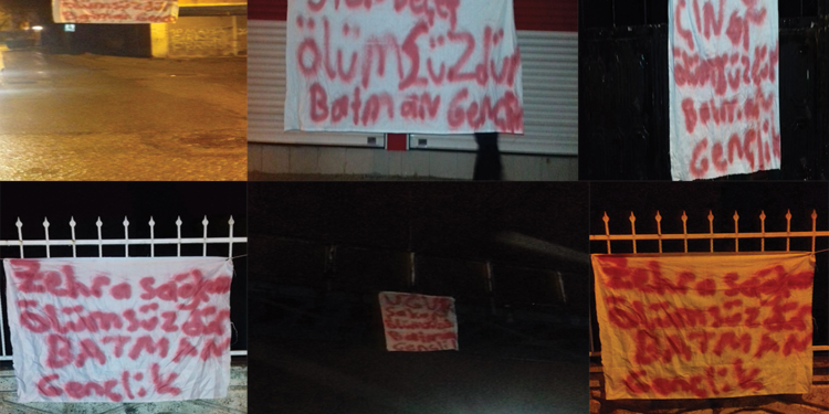 Elîh’te birçok yere fedai eylem gerçekleştirenlerin isimleri yazıldı