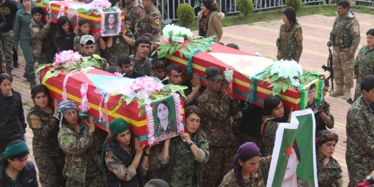 Cizre Fırtınası Hamlesi’nin 3 şehidi son yolculuğuna uğurlandı