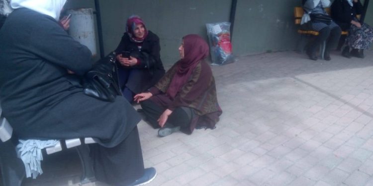 Gebze Cezaevi önünde oturma eylemi