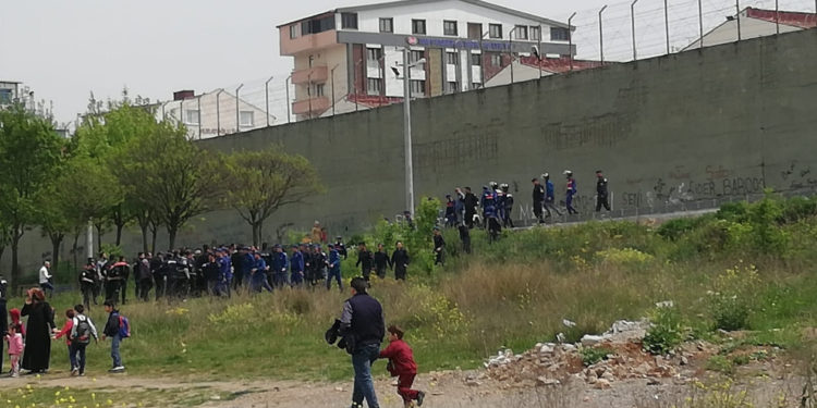 Gebze Cezaevi önünde faşist polis ablukası