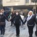 Kadınlardan İstiklal Caddesi’nde zincir oluşturma eylemi