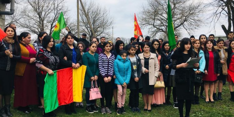 Rusya’daki Kürt gençleri İmralı tecridini protesto etti