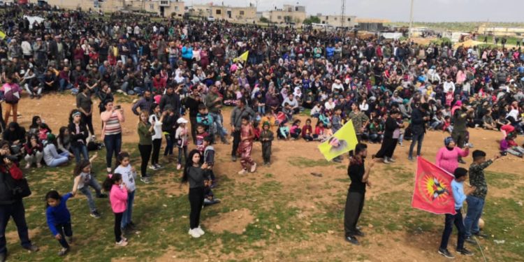 Efrîn gençliğinden açlık grevi direnişçileri için destek etkinliği