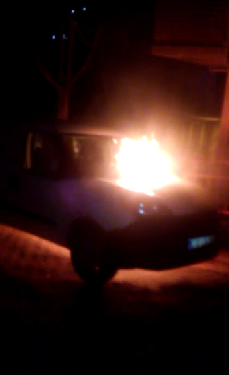 SON DAKİKA – DGH’den istanbul’da eylem: Faşistlere ait araç ateşe verildi