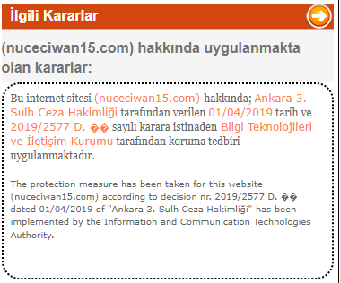 Ankara nuceciwan15.com’a 3 gün dayanabildi