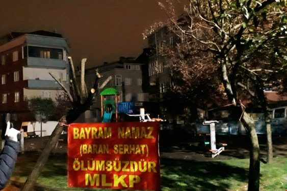 MLKP milisleri İstanbul’da Bayram Namaz’ı andı