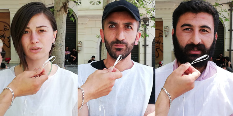 ÖZEL – Atina’da gençler tecride karşı eylemde