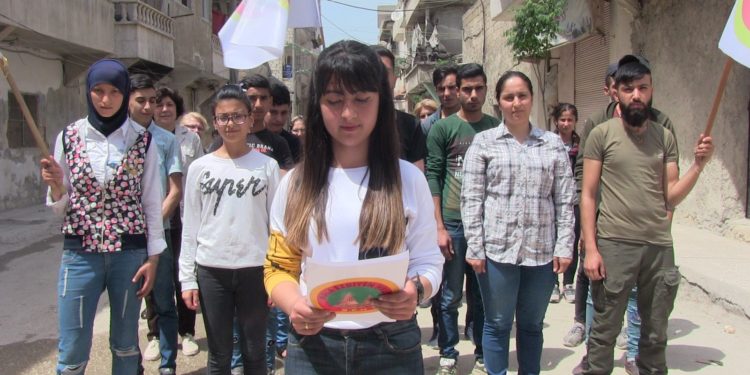 Êzidî gençler: Güçlü irademizle işgal duvarını yıkacağız