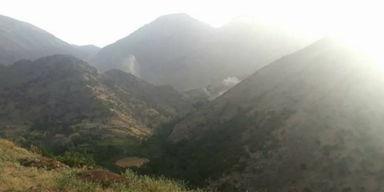 İşgalci Türk ordusu Sidekan’ı bombaladı