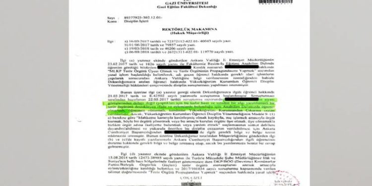Emniyet fişledi faşist fakülte yönetimi harekete geçti: Okuldan atalım