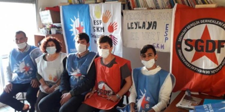Açlık grevinde olan ESP’liler gözaltına alındı