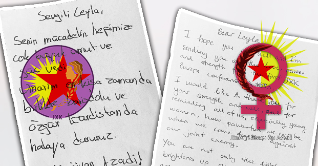 Genç kadınlardan Leyla Güven’e mektup kampanysı