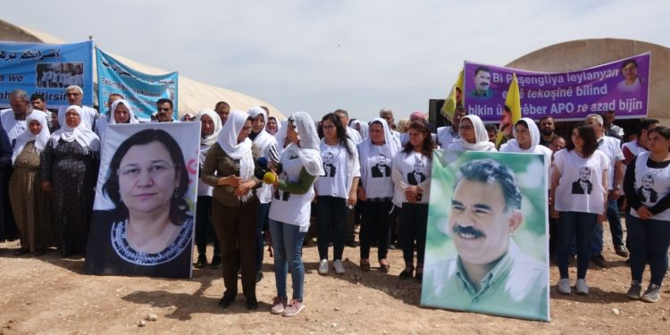 Ciwanên Şoreşger öncülüğünde Kobanê’de tecride karşı çadır kuruldu