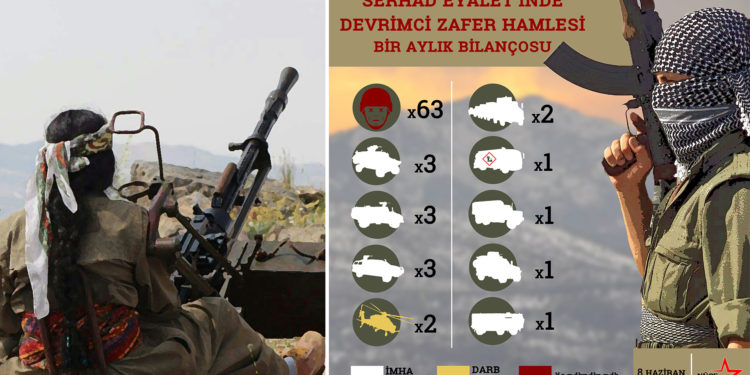 ÖZEL – Gerilla, Serhad’ta Devrimci Zafer Hamlesinde: 63 işgalci Türk askeri öldürüldü