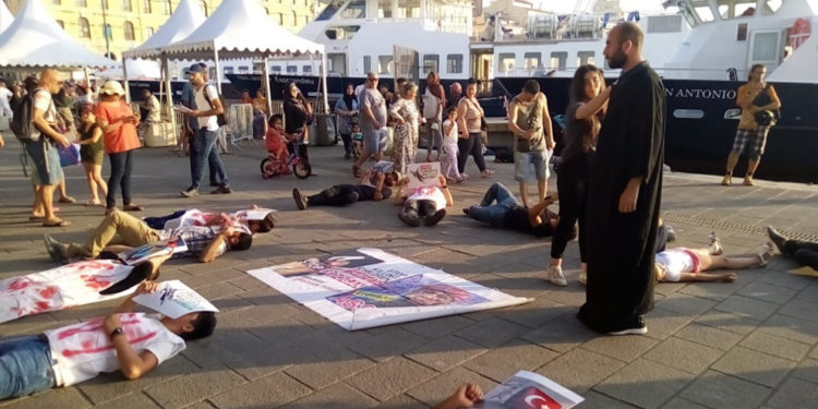 Ciwanên Şoreşger Kortek katliamını protesto etti